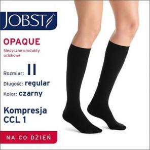 JOBST Opaque, podkolanówki zamknięte palce, CCL1, czarne, rozmiar II, 1 para - zdjęcie produktu