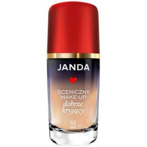 Janda Sceniczny Make-Up dobrze kryjący, podkład do twarzy, 03 Beż, 30 ml - zdjęcie produktu