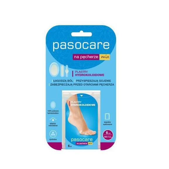 Pasocare Plastry hydrokoloidowe na pęcherze mix, 6 szt. Pasocare Plastry hydrokoloidowe na pęcherze mix, 6 szt. - zdjęcie produktu