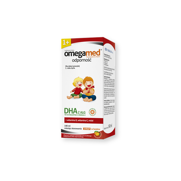 Omegamed Odporność 1+, syrop, 140 ml Omegamed Odporność 1+, syrop, 140 ml - zdjęcie produktu