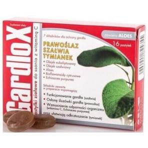 Gardlox, pastylki do ssania ziołowe z wit. C, 16 szt. - zdjęcie produktu