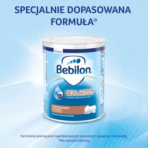 Bebilon Bez Laktozy, mleko początkowe, od urodzenia, 400 g - zdjęcie produktu