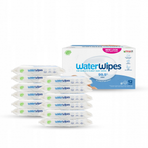WaterWipes BIO Chusteczki nawilżane, 12 x 60 szt. - zdjęcie produktu