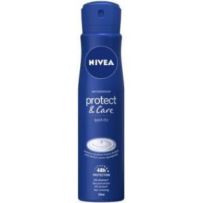 Nivea Protect & Care 48h, antyperspirant, spray, 250 ml - zdjęcie produktu