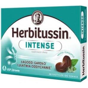 Herbitussin Intense, pastylki do ssania, 10 szt. - zdjęcie produktu