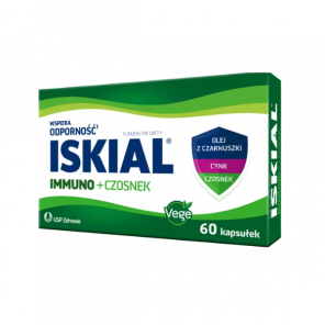 Iskial Immuno + Czosnek, kapsułki, 60 szt. - zdjęcie produktu