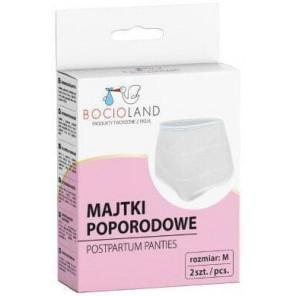 Bocioland, majtki poporodowe siateczkowe, rozmiar M, 2 szt. - zdjęcie produktu