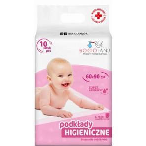 Bocioland, podkłady higieniczne 90 cm x 60 cm, 10 szt. - zdjęcie produktu