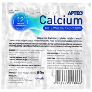 Apteo Calcium, tabletki musujące, 12 szt. - zdjęcie produktu