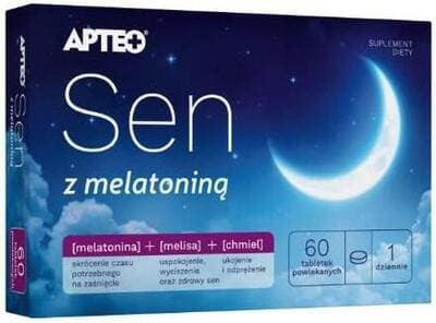Apteo Sen z melatoniną, tabletki, 60 szt.