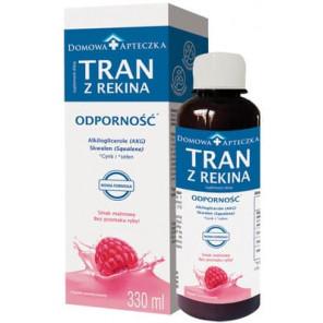 Domowa Apteczka Tran z Rekina, smak malinowy, 330 ml - zdjęcie produktu