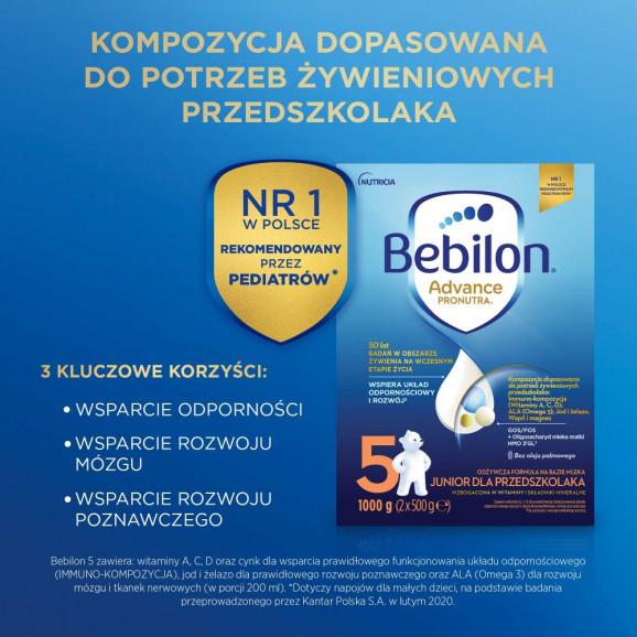 Bebilon 5 Advance Pronutra Junior po 2,5 roku, 1000 g x 4 - zdjęcie produktu
