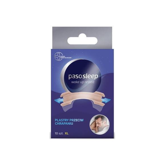 Pasosleep wake up rested, plastry przeciw chrapaniu, rozmiar XL 10 szt. Pasosleep wake up rested, plastry przeciw chrapaniu, rozmiar XL 10 szt. - zdjęcie produktu