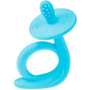 Akuku, gryzak silikonowy, ślimak niebieski, 1 szt. - zdjęcie produktu