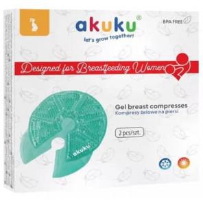 Akuku, kompresy żelowe na piersi, 2 szt. - zdjęcie produktu