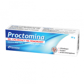 Proctomina, żel chłodzący na hemoroidy, 30 g - zdjęcie produktu