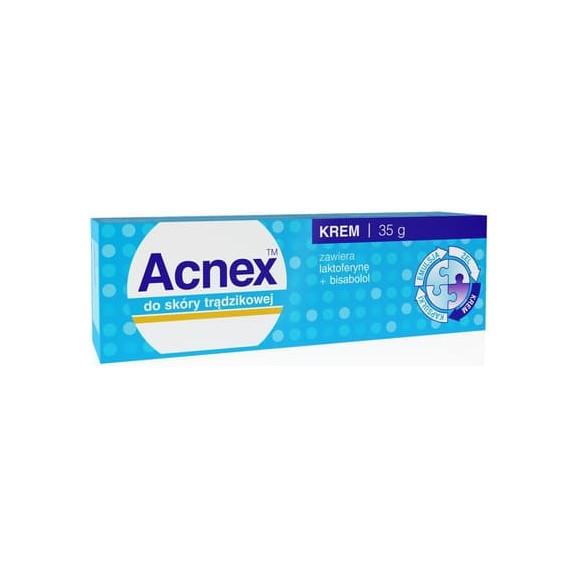 Acnex, krem do skóry trądzikowej, 35 g Acnex, krem do skóry trądzikowej, 35 g - zdjęcie produktu