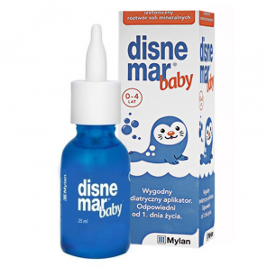 Disnemar baby, fizjologiczny roztwór donosowy, 25 ml - zdjęcie produktu