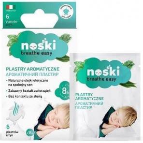 Noski, plastry aromatyczne na spokojny sen dla dzieci, +18 miesięcy, 6 szt. - zdjęcie produktu