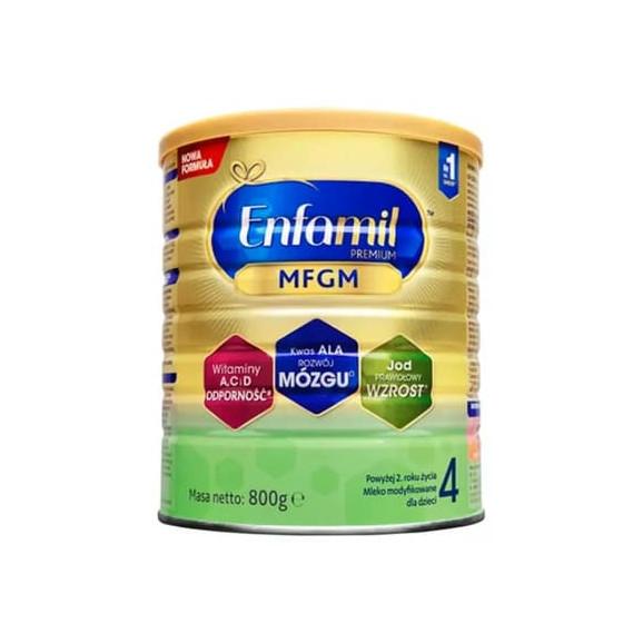 Enfamil Premium MFGM 4, mleko następne, powyżej 2 roku życia, 800 g Enfamil Premium MFGM 4, mleko następne, powyżej 2 roku życia, 800 g - zdjęcie produktu