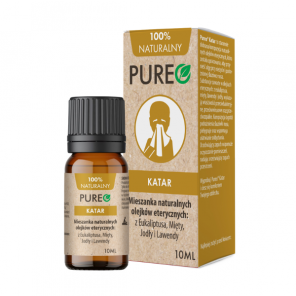 Pureo Katar, mieszanka naturalnych olejków eterycznych, 10 ml - zdjęcie produktu