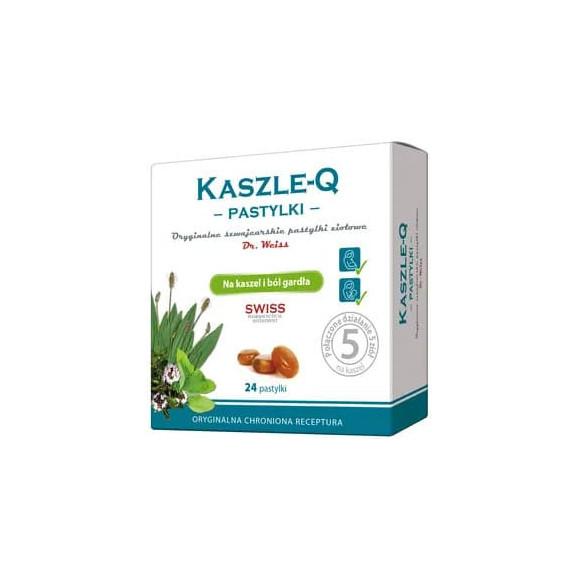Dr. Weiss Kaszle-Q, pastylki do ssania, 24 szt. Dr. Weiss Kaszle-Q, pastylki do ssania, 24 szt. - zdjęcie produktu
