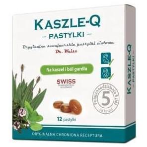 Dr. Weiss Kaszle-Q, pastylki do ssania, 12 szt. - zdjęcie produktu