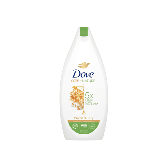 Dove Care by Nature Replenishing, żel pod prysznic, 400 ml Dove Care by Nature Replenishing, żel pod prysznic, 400 ml - zdjęcie produktu