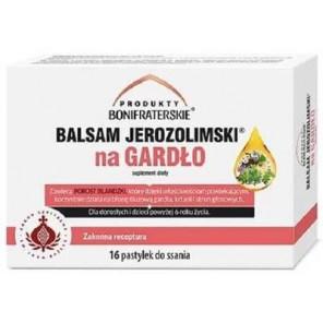 Balsam Jerozolimski na gardło, Produkty Bonifraterskie,pastylki do ssania, 16 szt. - zdjęcie produktu