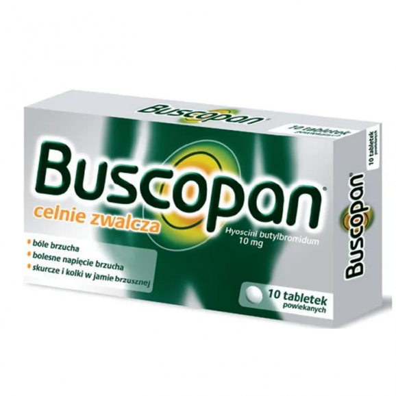 Buscopan 10 mg, tabletki, 10 szt. Buscopan 10 mg, tabletki, 10 szt. - zdjęcie produktu