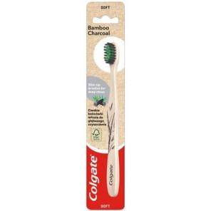 Colgate Bamboo, szczoteczka do zębów z węglem, Soft, 1 szt. - zdjęcie produktu