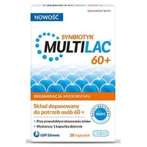 Multilac 60+, kapsułki, 20 szt. - zdjęcie produktu