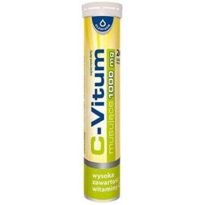 C-Vitum Witamina C 1000 mg, tabletki musujące, 24 szt. - zdjęcie produktu
