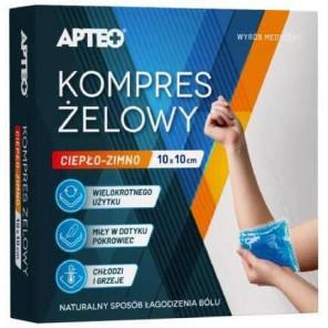 Apteo, kompres żelowy ciepło-zimno, 10 cm x 10 cm, 1 szt. - zdjęcie produktu