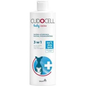 Cudocell Baby Derm 3w1, żel do mycia, szampon i płyn do kąpieli, 180 ml - zdjęcie produktu