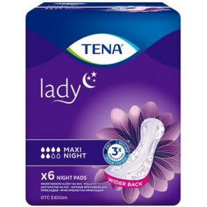 Tena Lady Maxi Night, podpaski urologiczne, 6 szt. - zdjęcie produktu