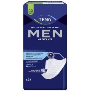 Tena Men Active Fit Level 1, wkłady anatomiczne, 24 szt. - zdjęcie produktu