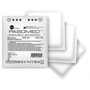Pasomed, kompresy gazowe jałowe, 17-nitkowe, 8-warstwowe, 5 cm x 5 cm, 3 szt. - zdjęcie produktu