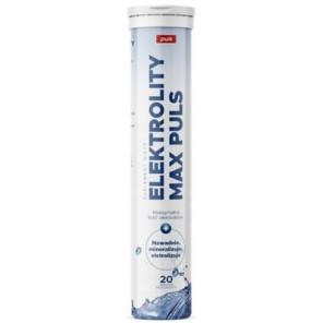 Elektrolity Max Puls, tabletki musujące, smak pomarańczowy, 20 szt. - zdjęcie produktu