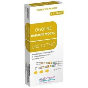 Domowe Laboratorium URS 10 Test, test do ogólnego badanie moczu, 2 szt. - zdjęcie produktu