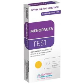 Domowe Laboratorium Menopauza Test, domowy test do wykrywania FSH w moczu, 2 szt. - zdjęcie produktu