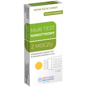 Domowe Laboratorium Multi test narkotykowy, test do wykrywania narkotyków w moczu, 6 szt. - zdjęcie produktu