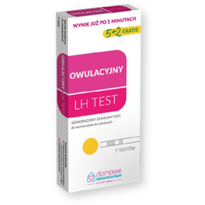 Domowe Laboratorium, LH Test owulacyjny, 7 szt. - zdjęcie produktu