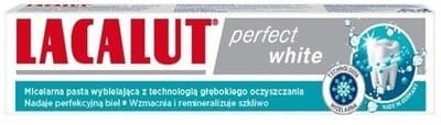 Lacalut Perfect White, pasta do zębów, 75 ml 