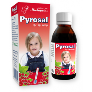 Pyrosal, 1 g/10 g, syrop, 125 g - zdjęcie produktu
