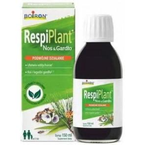 Boiron Respiplant Nos & Gardło, syrop, 150 ml - zdjęcie produktu