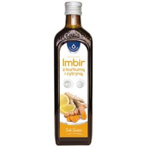 Oleofarm Soki Świata Imbir z kurkumą i cytryną z witaminą C, 490 ml - zdjęcie produktu