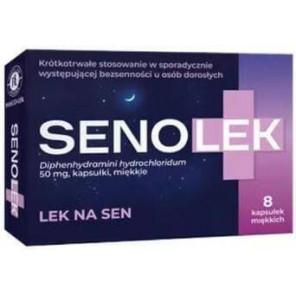 Senolek 50 mg, kapsułki, 8 szt. - zdjęcie produktu
