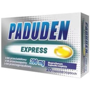 Paduden Express 200 mg, kapsułki, 20 szt. - zdjęcie produktu