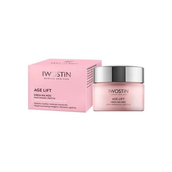 Iwostin Age Lift, krem na noc, skóra normalna i mieszana, 50 ml Iwostin Age Lift, krem na noc, skóra normalna i mieszana, 50 ml - zdjęcie produktu